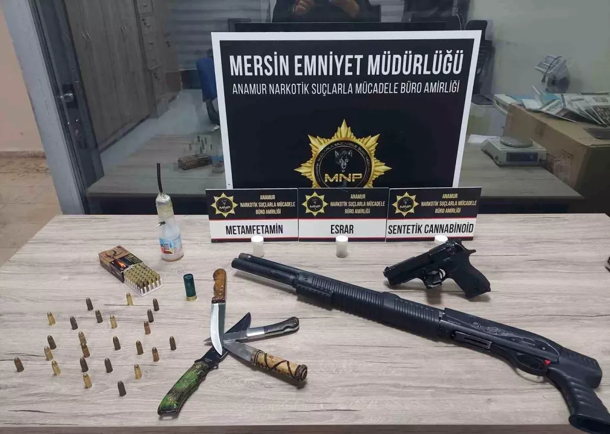 Mersin’de Uyuşturucu Operasyonu: 2 Şüpheli Yakalandı