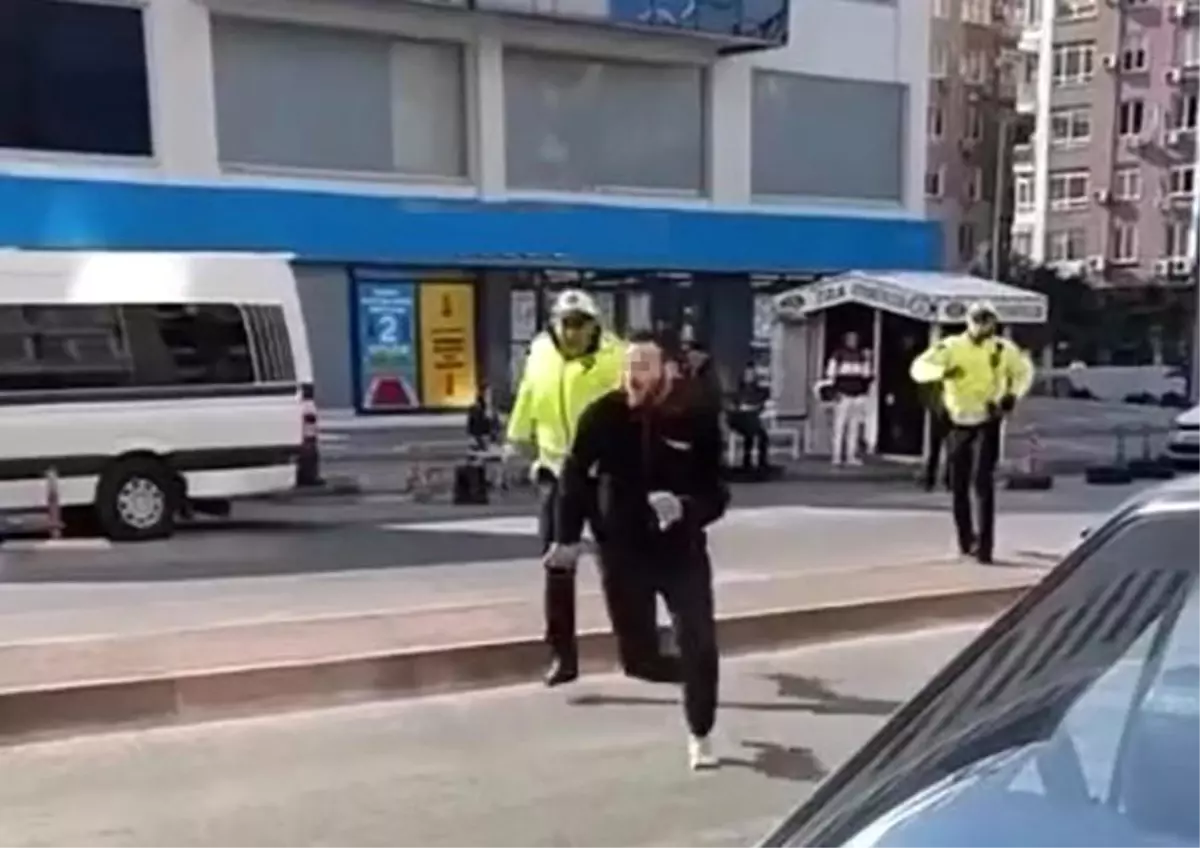 Mersin’de Trafik Polisinin Kovaladığı Şahıs Yakalandı