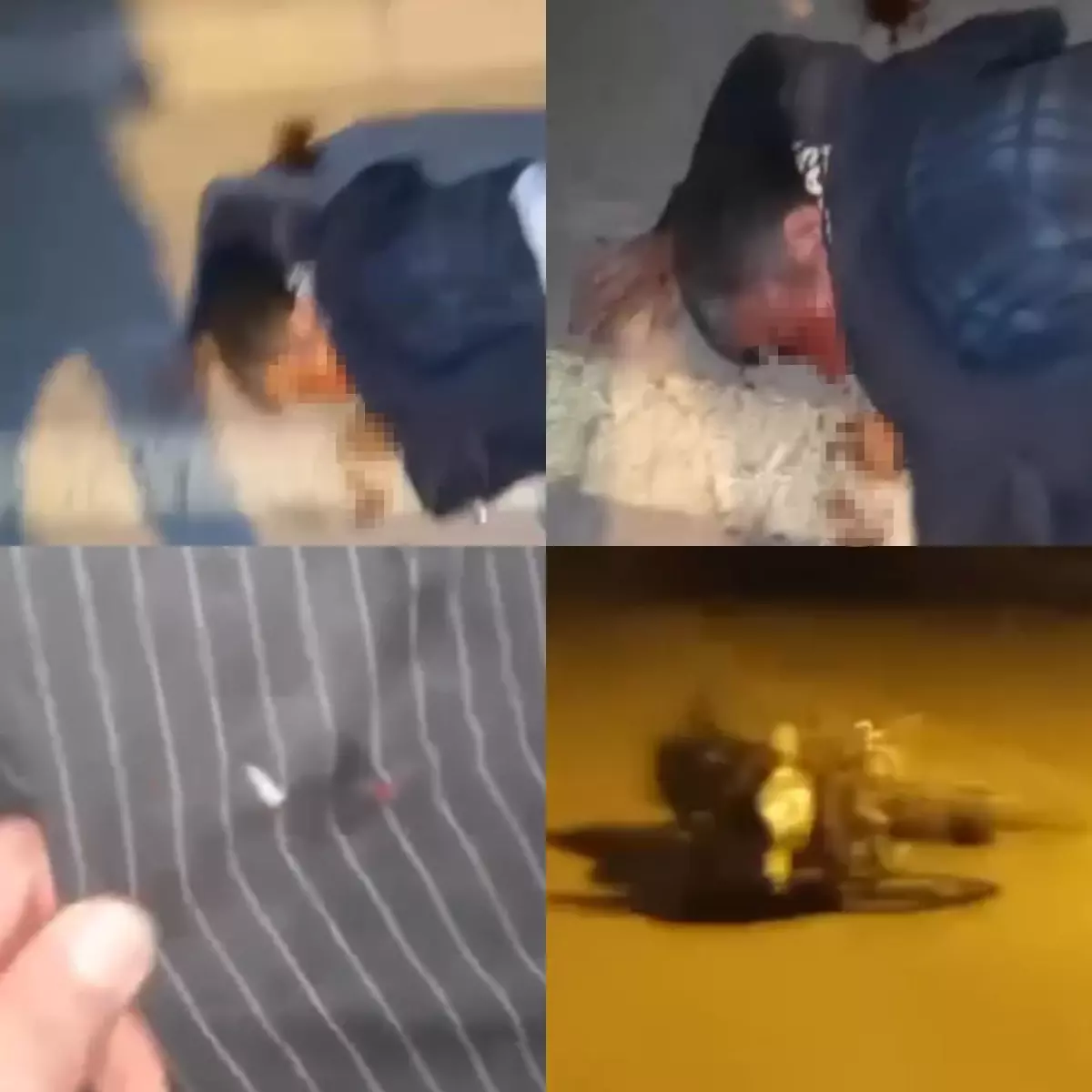 Dövüp bıçaklayarak komaya soktu, can çekişirken videoya çekti